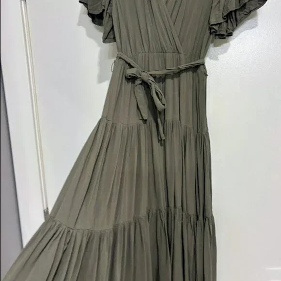 Petal & Pup Barker Dress, S, Olive - Picture 8 of 10